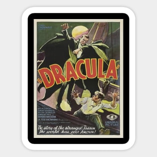 Dracula Classic Movie Sticker